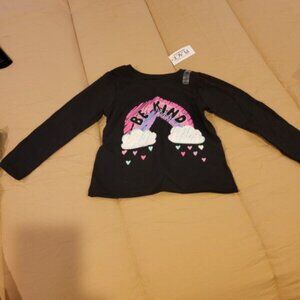 The Children's Place Black Sleeve Tee